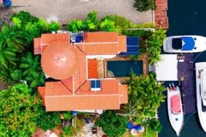 Aerial of House